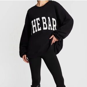The Bar Black Crewneck Sweatshirt